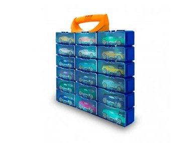 EXHIBIDOR AUTO HOT WHEELS HWCC8B CAR CASE MULTIMODULAR POR 18 PCS - 2