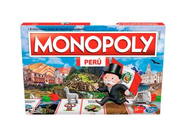 JUEGO MESA HASBRO MONOPOLY PERU - 2