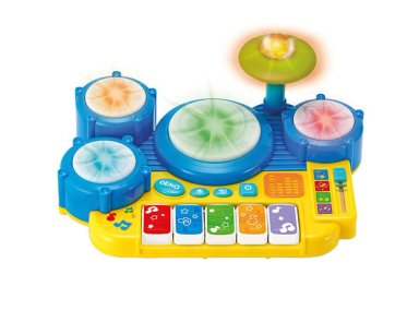 JUGUETE BEBE WINFUN TECLADO BATERIA BOPPIN' BEATS