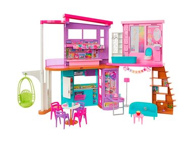 CASA DE MUÑECAS MALIBÚ BARBIE CON ACCESORIOS - 2