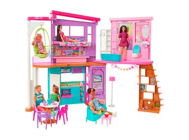 CASA DE MUÑECAS MALIBÚ BARBIE CON ACCESORIOS - 3
