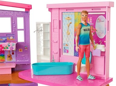 CASA DE MUÑECAS MALIBÚ BARBIE CON ACCESORIOS - 6