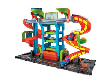 PISTA DE JUGUETE HOT WHEELS CITY MEGA TOWER CAR WASH - 2