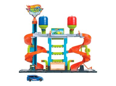 PISTA HOT WHEELS JUGUETE CITY MEGA TOWER CAR WASH HDP05