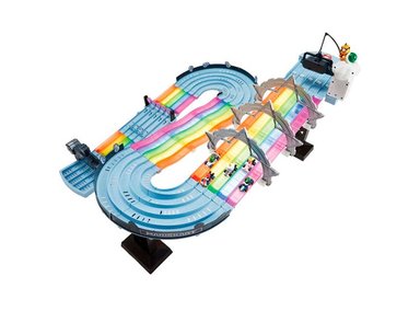 VEHICULO CIRCUITO RAINBOW ROAD HOT WHEELS HDR25 MARIO KART - 2
