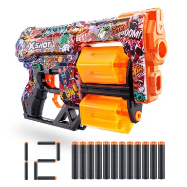 LANZADOR DE DARDOS SKINS DREAD  X-SHOT - 15