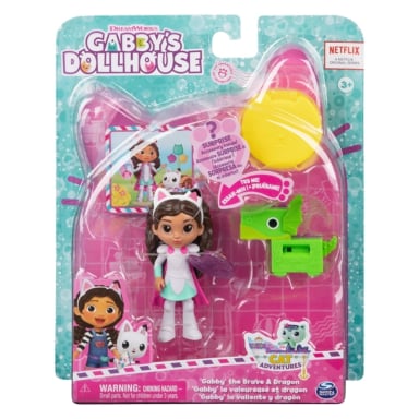 SET GABBY'S DOLLHOUSE 6067730 MUÑECA GABBYS MINI GABBY LA VALIENTE Y EL DRAGON - 3