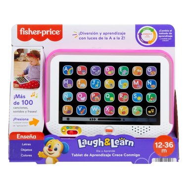 MUÑECA FISHER-PRICE TABLET APRENDIZAJE CRECE CONMIGO ROSA RIE - 5