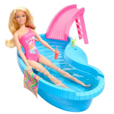 MUÑECA BARBIE ALBERCA CON HRJ74 - 3