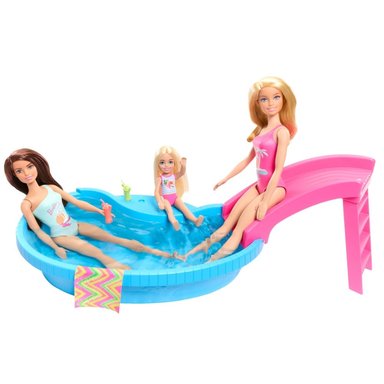 MUÑECA BARBIE ALBERCA CON HRJ74 - 4