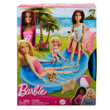 MUÑECA BARBIE ALBERCA CON HRJ74 - 6