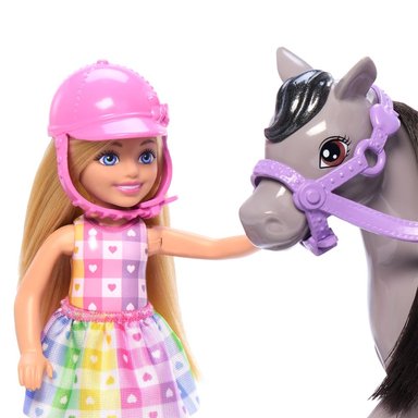 JUGUETE BARBIE CHELSEA PASEO EN PONY HTK29 - 2