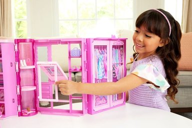 SET CLÓSET DE LOS SUEÑOS BARBIE CON ACCESORIOS Y MUÑECA - 11