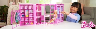 SET CLÓSET DE LOS SUEÑOS BARBIE CON ACCESORIOS Y MUÑECA - 10