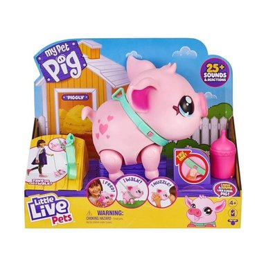 PELUCHE LITTLE LIVE PETS MY PIG S1 SINGLE PK PIGGLY 26366 - 2
