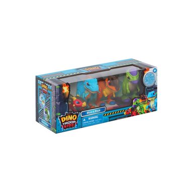 FIGURAS ACCIÓN HAPPY LINE 960217 DINO TROOP KIDS PACK 4 - 2