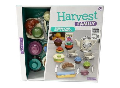 JUEGO TÉ HARVEST FAMILIA CON LUZ Y SONIDO NIÑA 3 AÑOS EN ADELANTE - 1