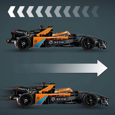 BLOQUES CONSTRUCCION LEGO 42169 NEOM MCLAREN FORMULA E RACE CAR - 3