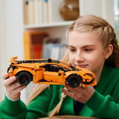 BLOQUES CONSTRUCCIÓN LEGO 42196 LAMBORGHINI HURACAN TECNICA NARANJA - 5