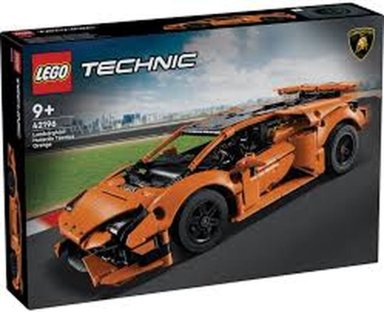 BLOQUES CONSTRUCCIÓN LEGO 42196 LAMBORGHINI HURACAN TECNICA NARANJA - 6