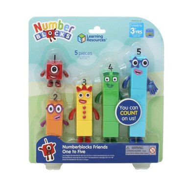 SET NUMBERBLOCKS FIGURA ANIMADA DEL UNO AL CINCO - 2