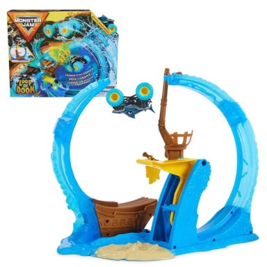 SET MONSTER JAM 6070018 JUEGO ACROBACIAS MEGALODON 1 64 - 1