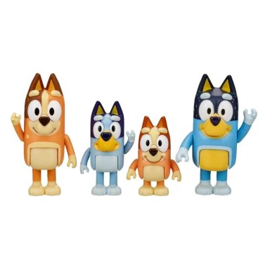 FIGURAS BLUEY PACK X4 ASST