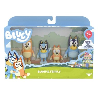 FIGURAS BLUEY PACK X4 ASST - 3