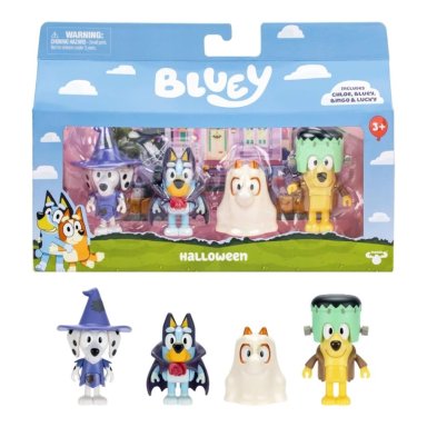 FIGURAS BLUEY PACK X4 ASST