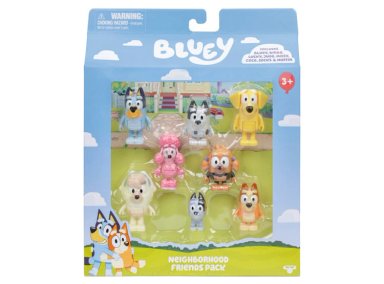FIGURAS BLUEY AMIGOS VECINDARIO PACKX8 - 3