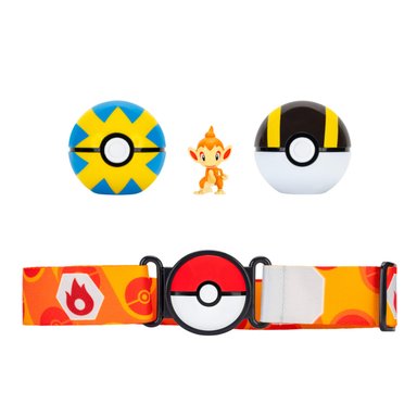 SET DE CINTURON CON POKEBOLA Y FIGURA POKEMON - MODELO ALEATORIO - 15