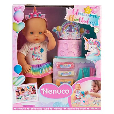 MUÑECA STRAWBERRY NFN77000 NENUCO CUMPLEAÑOS DE UNICORNIO - 3