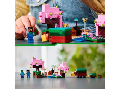 BLOQUES CONSTRUCCIÓN LEGO 21260 MINECRAFT EL JARDIN DE CEREZOS EN FLOR - 4