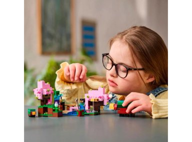 BLOQUES CONSTRUCCIÓN LEGO 21260 MINECRAFT EL JARDIN DE CEREZOS EN FLOR - 5