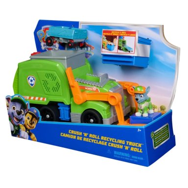 VHEÍCULO DE JUGUETE PAW PATROL CAMION RECICLAJE ROCKY - 3