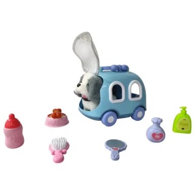 PELUCHE PAWDORABLES PERRO CON JAULA AZUL - 2