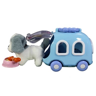 PELUCHE PAWDORABLES PERRO CON JAULA AZUL - 3