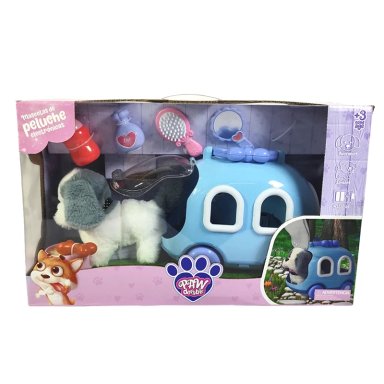 PELUCHE PAWDORABLES PERRO CON JAULA AZUL - 4