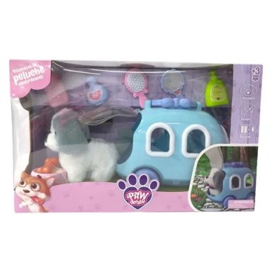 PELUCHE PAWDORABLES PERRO CON JAULA AZUL - 8