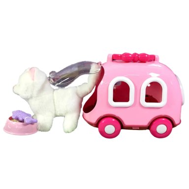 PELUCHE PAWDORABLES GATO CON JAULA ROSADA - 3