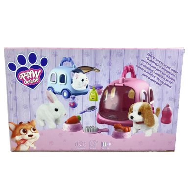 PELUCHE PAWDORABLES GATO CON JAULA ROSADA - 5