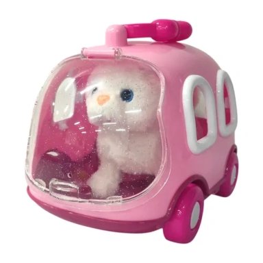 PELUCHE PAWDORABLES GATO CON JAULA ROSADA - 7