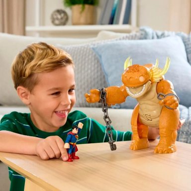 IMAGINEXT DC SUPER FRIENDS FIGURA ACCIÓN SUPERMAN Y KAIJU - 3