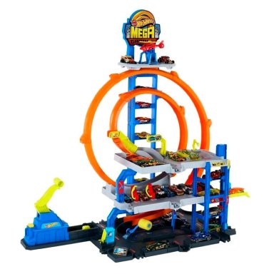 PISTA DE JUGUETE HOT WHEELS CITY MEGA GARAGE - 1