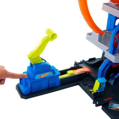 PISTA DE JUGUETE HOT WHEELS CITY MEGA GARAGE - 9
