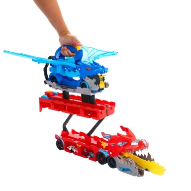 HOT WHEELS CITY PISTA DE JUGUETE SÚPER REMOLQUE