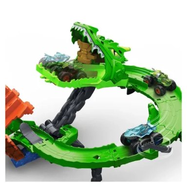 VEHÍCULO HOT WHEELS PISTA TIBURONES VS. DINOSAURIOS DESTRUCCIÓN - 3