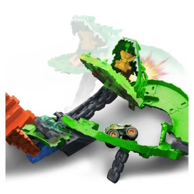 VEHÍCULO HOT WHEELS PISTA TIBURONES VS. DINOSAURIOS DESTRUCCIÓN - 4