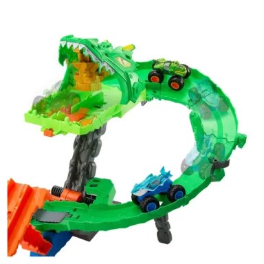 VEHÍCULO HOT WHEELS PISTA TIBURONES VS. DINOSAURIOS DESTRUCCIÓN - 7