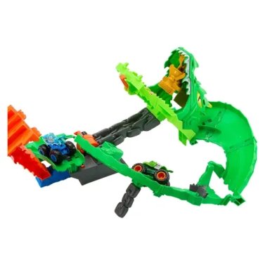 VEHÍCULO HOT WHEELS PISTA TIBURONES VS. DINOSAURIOS DESTRUCCIÓN - 9